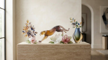 Daum Crystal Sculptures for Animal and Floral Art Collectors