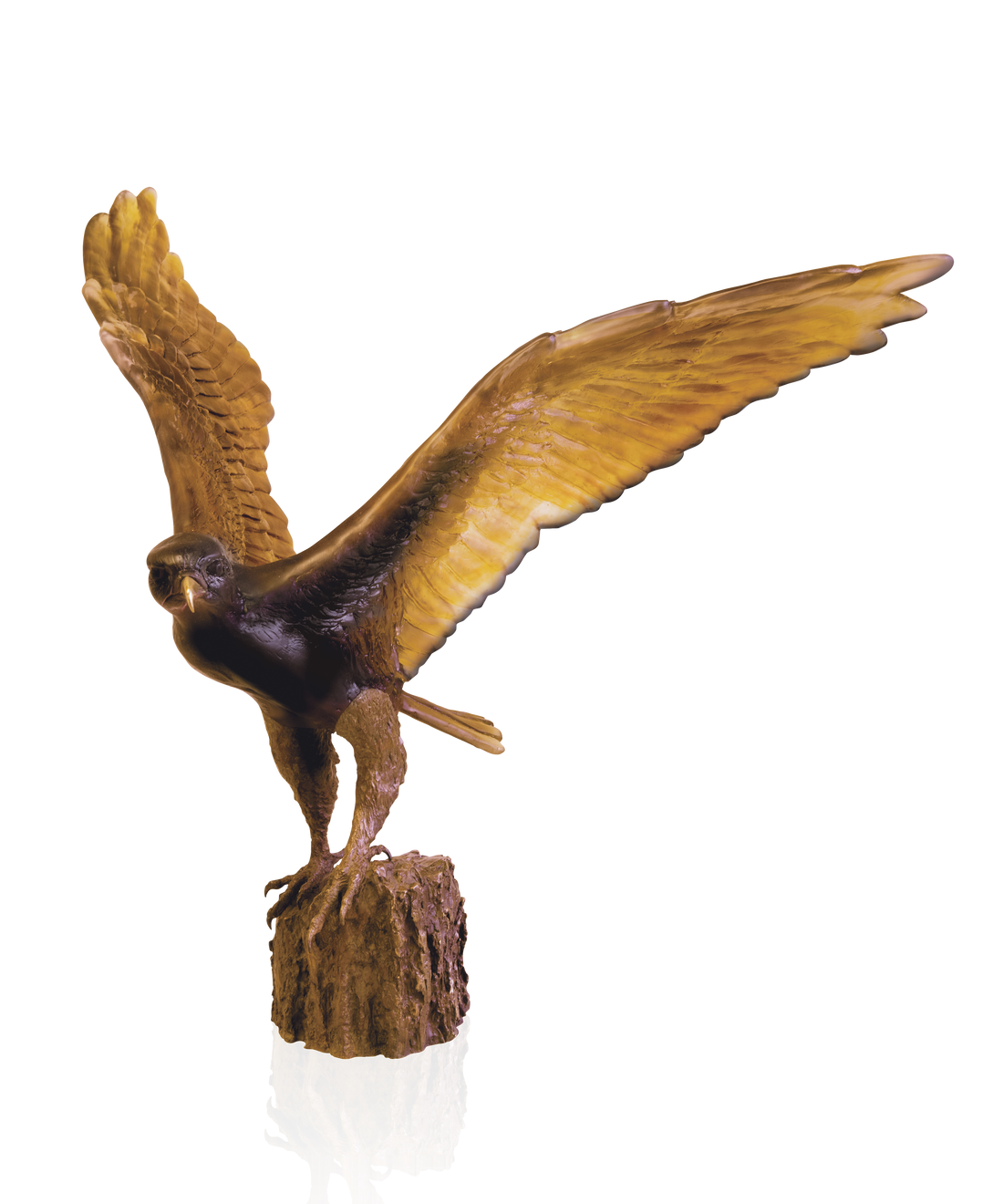 L'envol du Faucon de Madeleine Van der Knoop 75ex - Daum