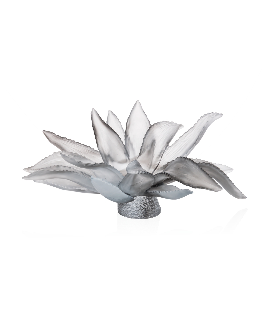 Jardin de Cactus Centre de table Gris de Emilio Robba 375ex - Daum