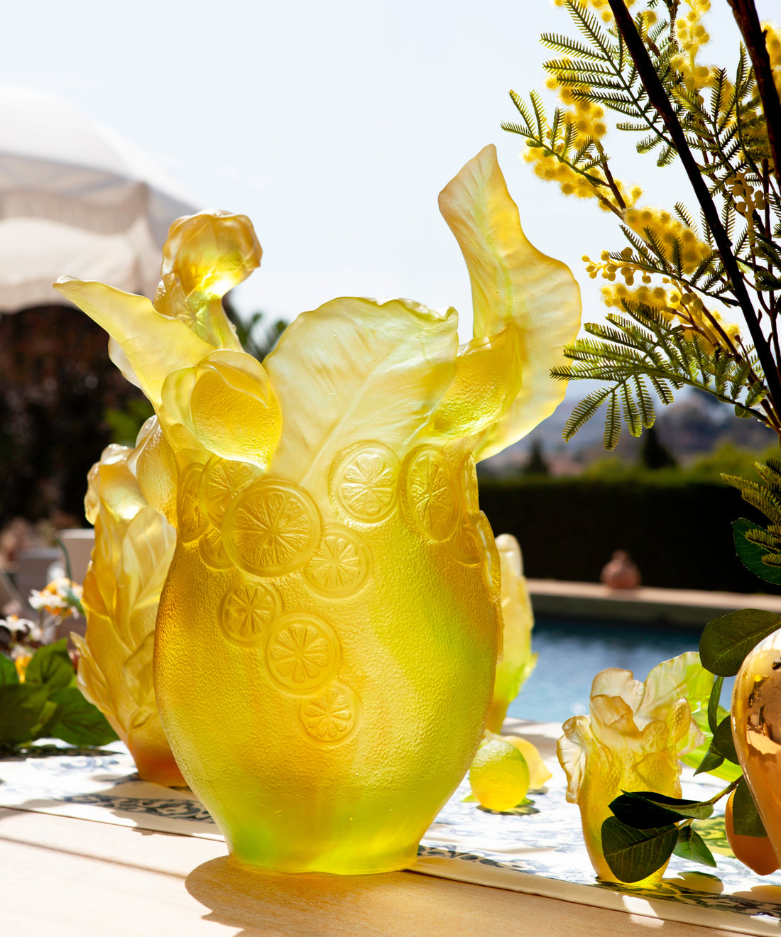 Citrus Vase magnum 99ex - Daum