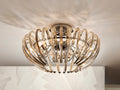 ·ARIADNA· CHAMPAGNE CEILING LAMP 9L.