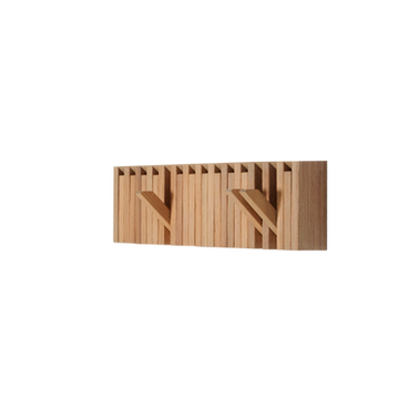 Per/Use XYLO Coat Rack with 15 Hooks - Beech White, Oak, Teak, Walnut