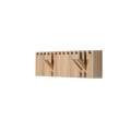 Per/Use XYLO Coat Rack with 15 Hooks - Beech White, Oak, Teak, Walnut