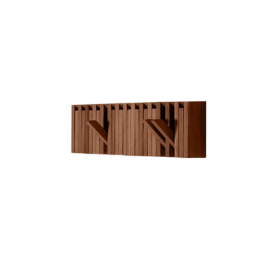 Per/Use XYLO Coat Rack with 15 Hooks - Beech White, Oak, Teak, Walnut
