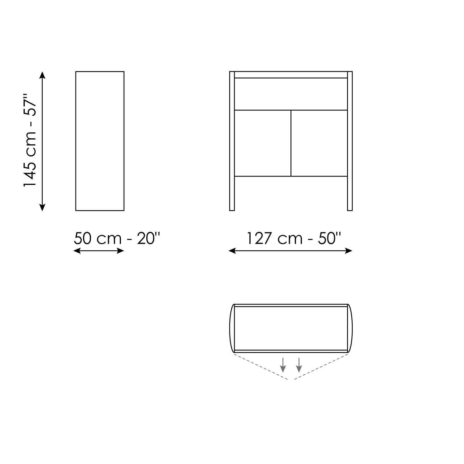 Alicanto - Oak designer sideboard | Bonaldo