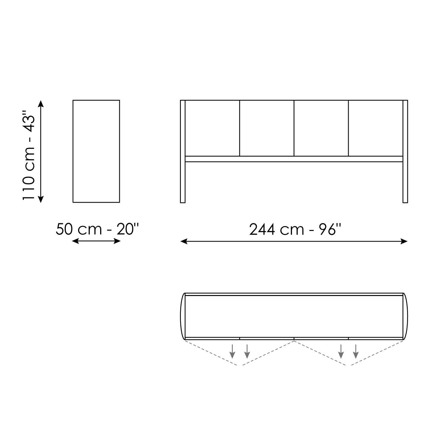 Alicanto - Oak designer sideboard | Bonaldo
