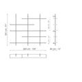 Bonaldo Foil Bookshelf - Modern Metal and Aluminum Bookcase