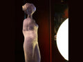 Daum Galatéa Violette sculpture by Jean-Philippe Richard featuring a frosted glass female form.