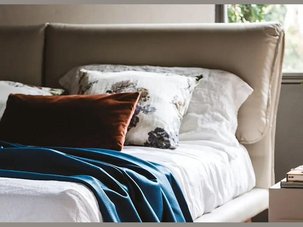 Luxury Adam upholstered bed - Benjamin & Maxwell