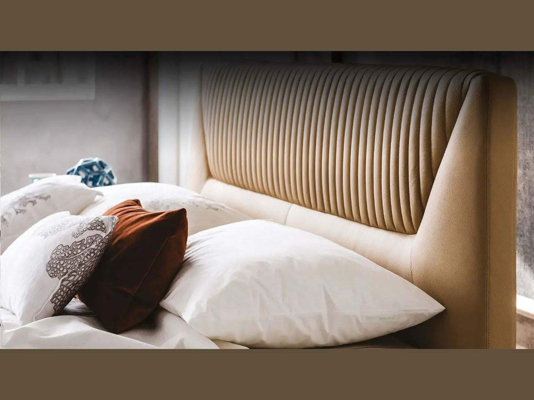 Luxury Amadeus Upholstered Modern Double Bed - Benjamin & Maxwell