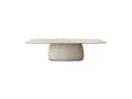 Cattelan Italia BOTERO ceramic dining table with a sculptural base.