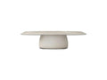 Cattelan Italia BOTERO Keramik ceramic dining table with a sculptural pedestal base.