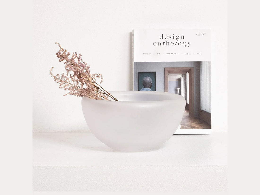 Luxury Beans Bowl Clear Frosted- Benjamin & Maxwell