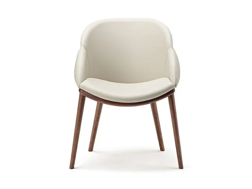 Luxury CAMILLA Chair with Wood Frame- Benjamin & Maxwell