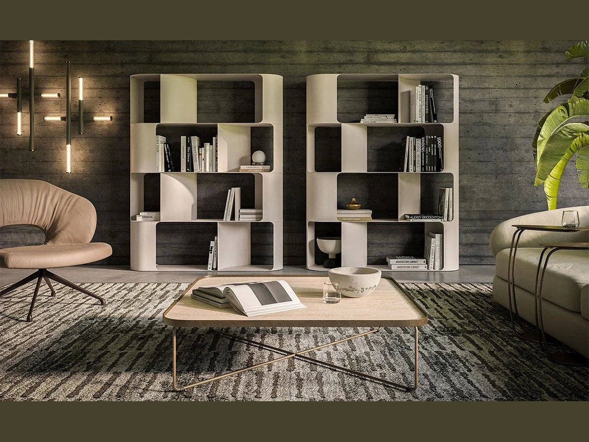 Luxury FULHAM Bookcase in Titanium- Benjamin & Maxwell