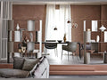 Luxury FULHAM Bookcase in Titanium- Benjamin & Maxwell