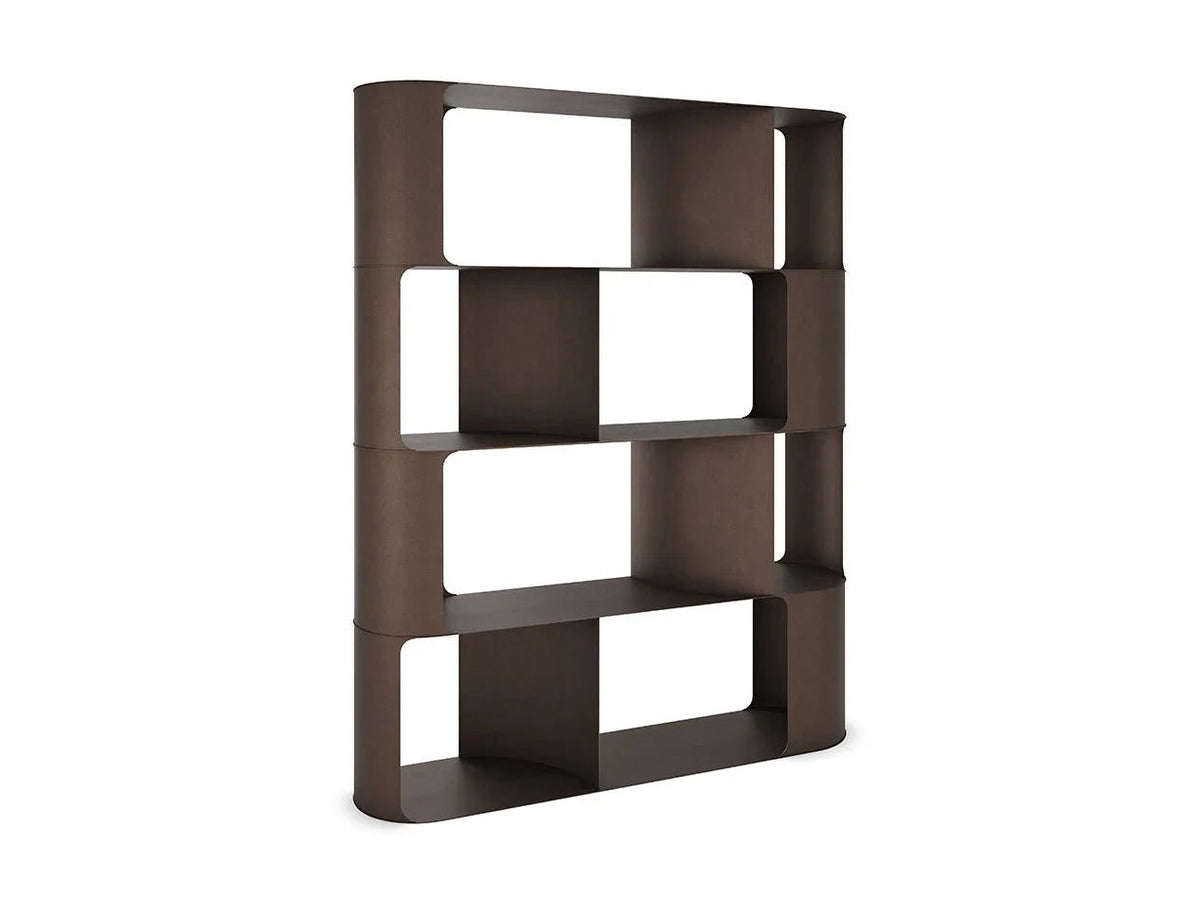 Luxury FULHAM Bookcase in Titanium - Benjamin & Maxwell