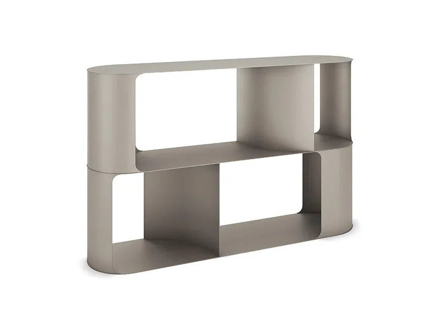 Luxury FULHAM Bookcase in Titanium - Benjamin & Maxwell