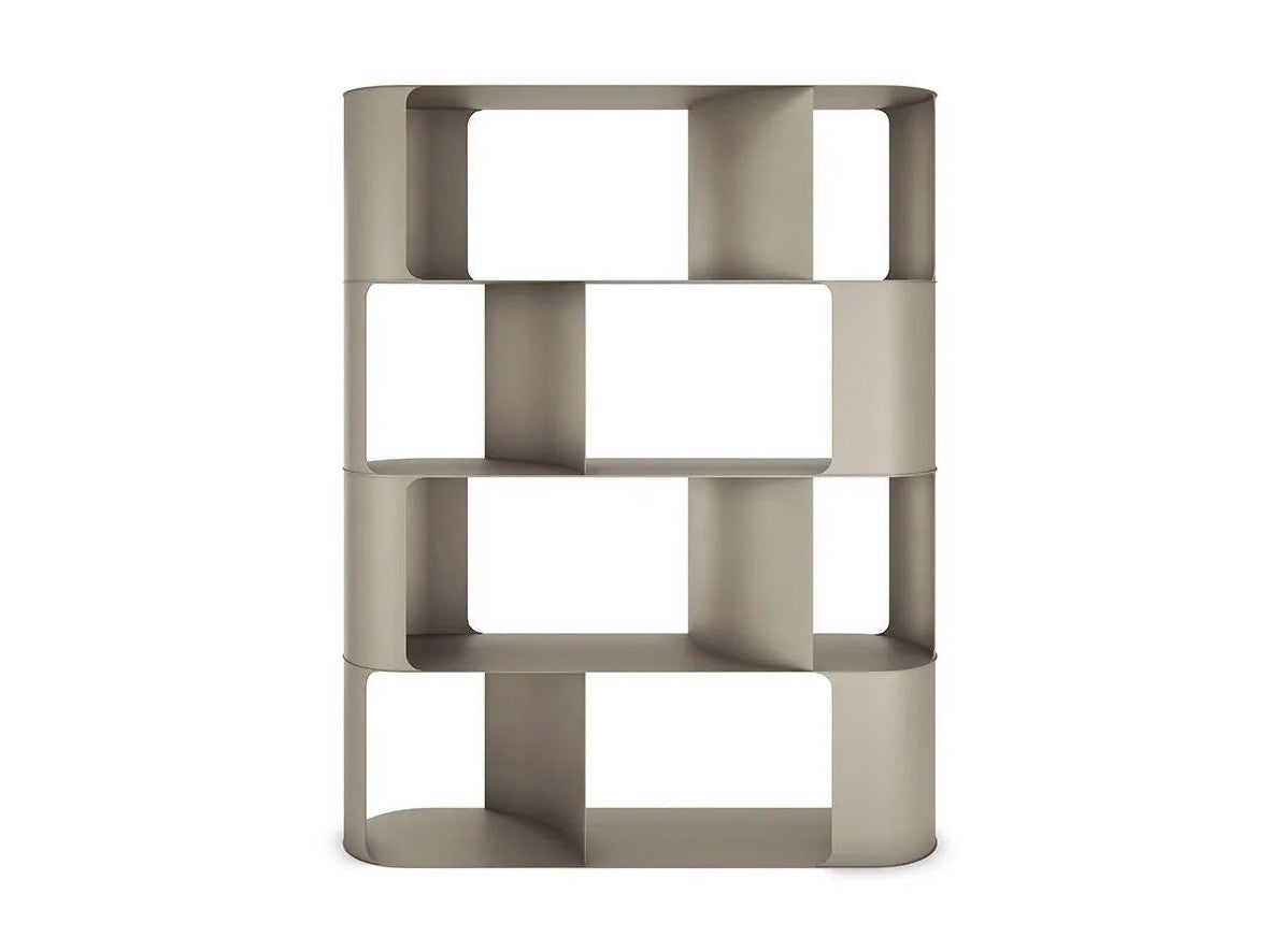 Luxury FULHAM Bookcase in Titanium - Benjamin & Maxwell