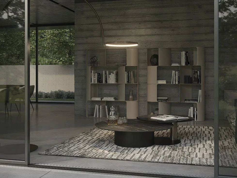 Luxury FULHAM Bookcase in Titanium- Benjamin & Maxwell