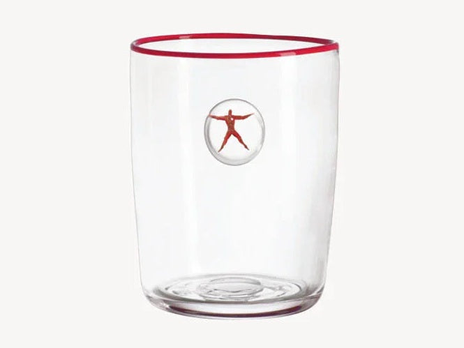 Luxury Jupiter Wine Cooler Clear Red - Benjamin & Maxwell