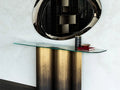Luxury Nettuno Console with Glass Top - Benjamin & Maxwell
