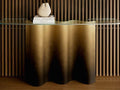 Luxury Nettuno Console with Glass Top- Benjamin & Maxwell