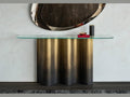Luxury Nettuno Console with Glass Top- Benjamin & Maxwell