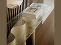 Luxury Nettuno Console with Glass Top - Benjamin & Maxwell