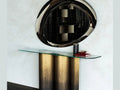 Luxury Nettuno Console with Glass Topf - Benjamin & Maxwell