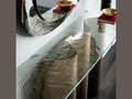 Luxury Nettuno Console with Glass Top - Benjamin & Maxwell