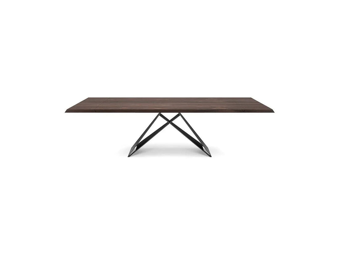 Luxury PREMIER Wood Drive geometric base.