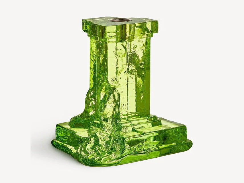 Luxury Rocky Baroque Candlestick Kryptonite Medium- Benjamin & Maxwell