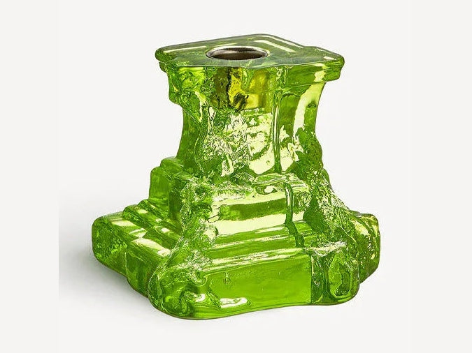 Luxury Rocky Baroque Candlestick Kryptonite Small- Benjamin & Maxwell