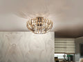 Luxury SCHULLER ARIADNA CHAMPAGNE CEILING LAMP- Benjamin & Maxwell
