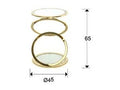 Luxury SCHULLER AROS SIDE TABLE- Benjamin & Maxwell