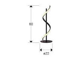 Luxury SCHULLER BLACK TABLE LAMP - Benjamin & Maxwell