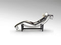 Luxury SCHULLER CHAISE LONGUE COWHIDE - Benjamin & Maxwell