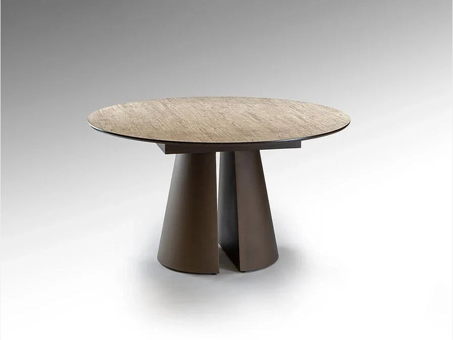 Luxury SCHULLER DINING TABLE - TRAVERTINE - Benjamin & Maxwell