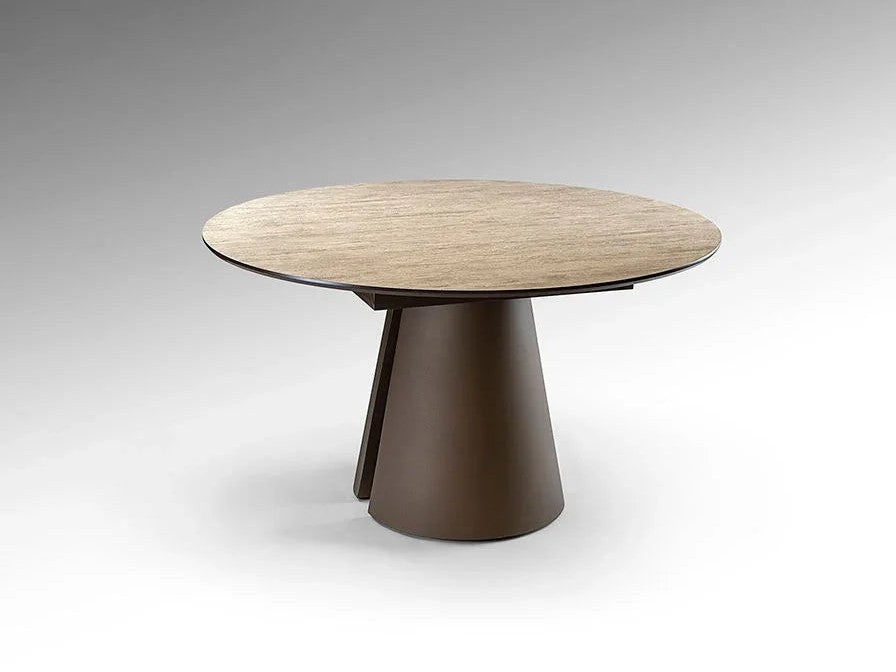 Luxury SCHULLER DINING TABLE - TRAVERTINE- Benjamin & Maxwell