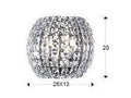 Luxury SCHULLER Diamond 508323 Wall Lamp- Benjamin & Maxwell