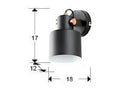 Luxury SCHULLER ERIKA - WALL LAMP 1L- Benjamin & Maxwell