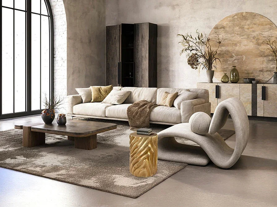 Luxury SCHULLER  GOLDEN SIDE TABLE - Benjamin & Maxwell