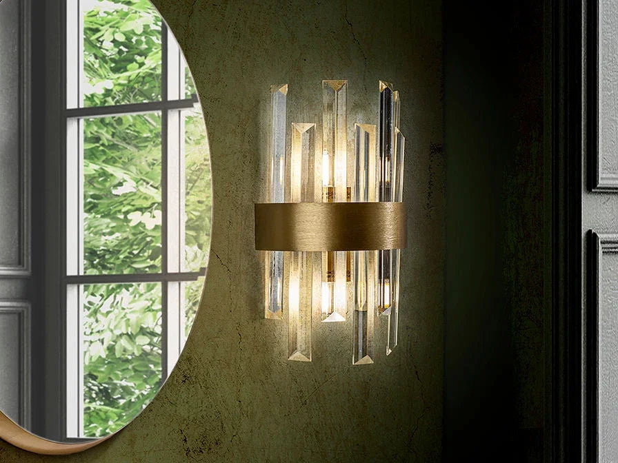 Luxury SCHULLER GRACE WALL LAMP 2L - Benjamin & Maxwell