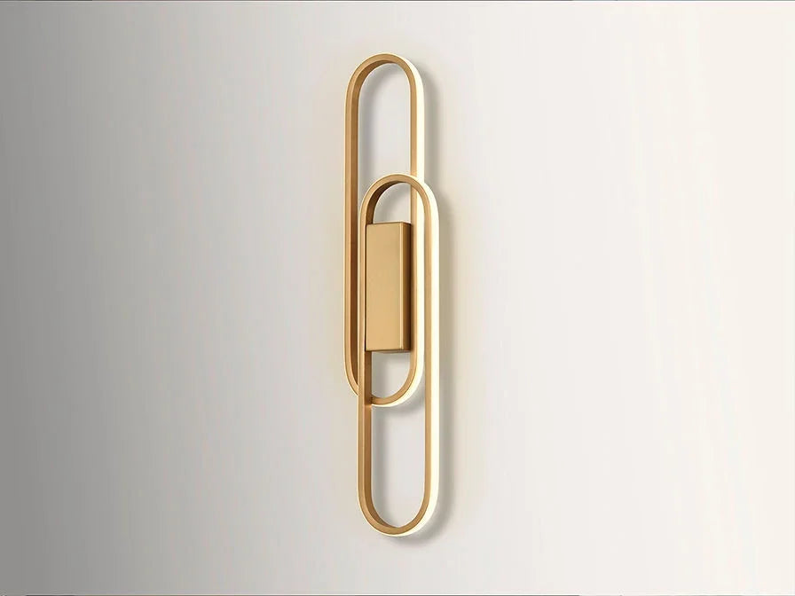 Luxury SCHULLER Golden Wall Lamp- Benjamin & Maxwell