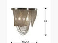 Luxury SCHULLER Lighting Wall lamps Minerva- Benjamin & Maxwell