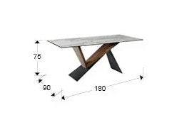 Luxury SCHULLER NOA DINING TABLE- Benjamin & Maxwell