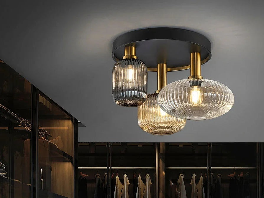 Luxury SCHULLER NORMA CEILING LAMP 3L - Benjamin & Maxwell