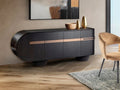 Luxury SCHULLER SIDEBOARD DARK OAK- Benjamin & Maxwell