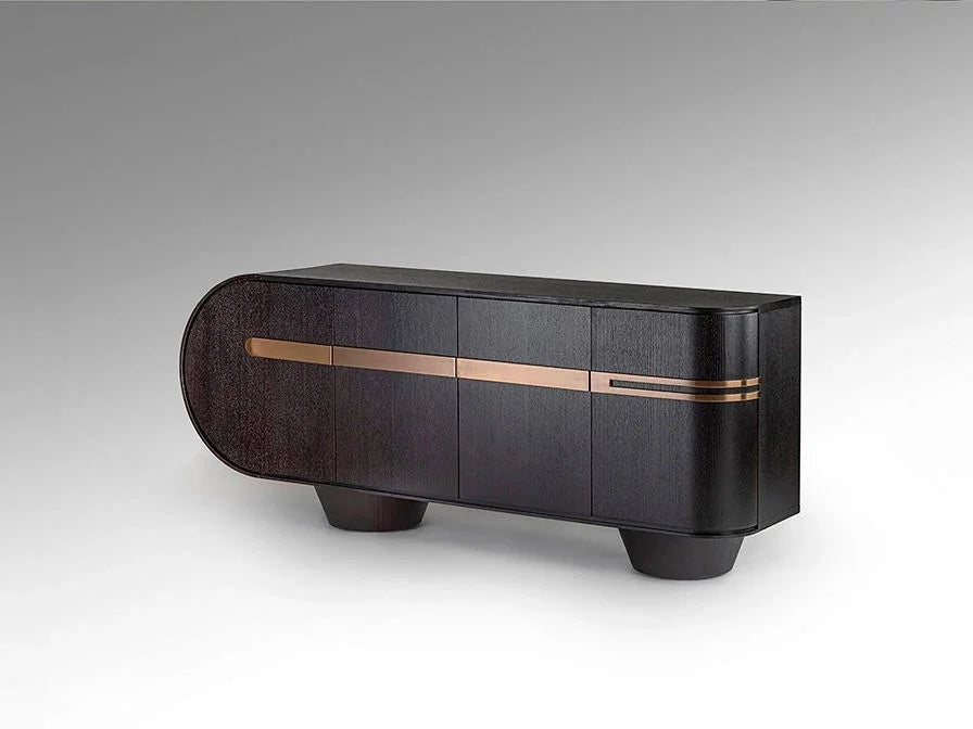 Luxury SCHULLER SIDEBOARD DARK OAK - Benjamin & Maxwell